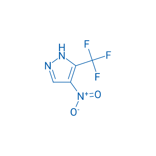 4-硝基-5-(三氟甲基)-1H-吡唑 结构式