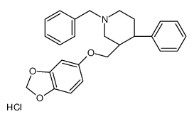 去氟N-苄基帕罗西汀盐酸盐 结构式