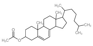 7-脱氢醋酸胆固醇 结构式