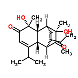 3,10-二羟基-5,11-二薄荷二烯-4,9-二酮 结构式