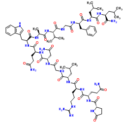 [D-Phe12,Leu14]-蛙皮素 结构式
