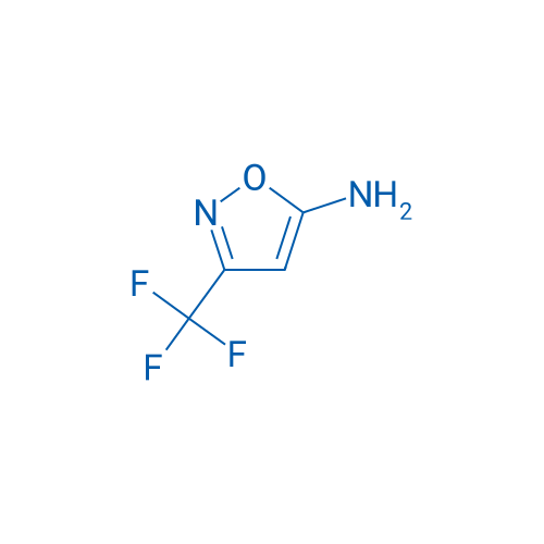 3-三氟甲基-5-氨基异恶唑 结构式