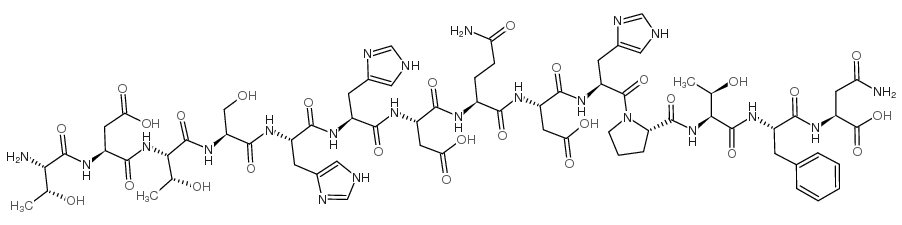 促性腺激素-释放因子(人卵巢滤泡) 结构式