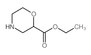 吗啉-2-羧酸乙酯 结构式