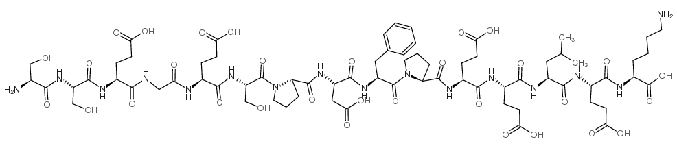人血管活性肠肽前体原(156-170) 结构式