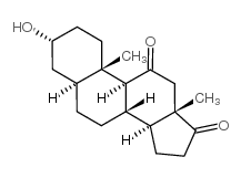 11-酮雄酮 结构式