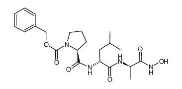 抑制剂Z-Pro-D-Leu-D-Ala-NHOH 结构式