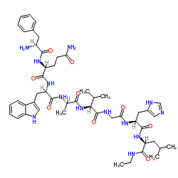 (D-PHE6,LEU-NHET13,DES-MET14)-蛙皮素(6-14) 结构式