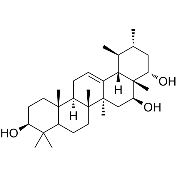 12-Ursene-3,16,22-triol 结构式