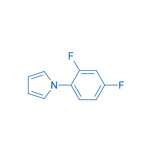 1-(2,4-二氟苯基)-1H-吡咯 结构式