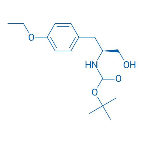 (S)-(1-(4-乙氧基苯基)-3-羟丙基-2-基)氨基甲酸叔丁酯 结构式