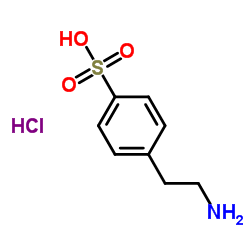 4-(2-氨乙基)苯磺酸盐酸盐 结构式