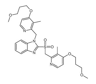 雷贝拉唑钠杂质S 结构式