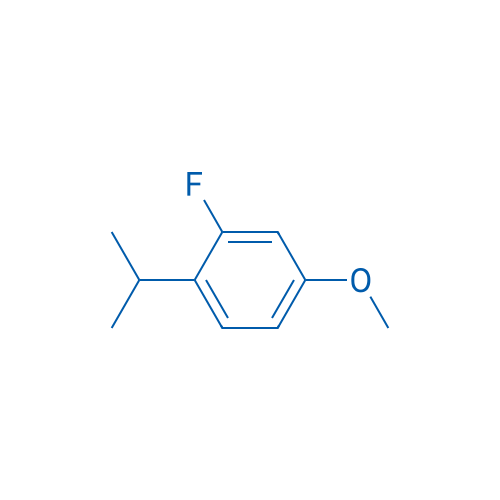 2-氟-4-甲氧基-1-异丙基苯 结构式