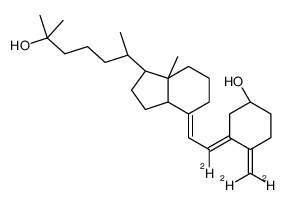 25羟维生素D3(6,19,19-d3) 结构式