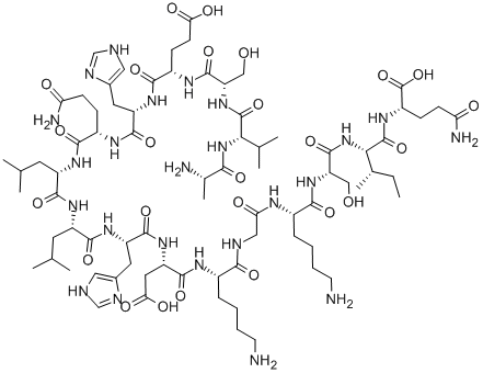 人甲状旁腺素相关肽(1-16) 结构式