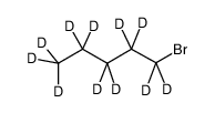 溴代戊烷-D11 结构式