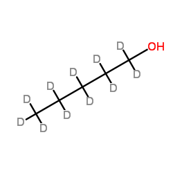 1-戊醇-d₁₁ 结构式