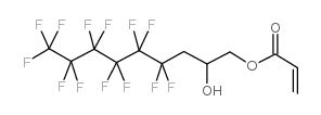 3-全氟己基-2-羟丙基丙烯酸酯 结构式