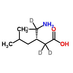 (S)-普瑞巴林-d4 结构式