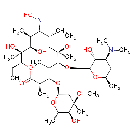 克拉霉素EP杂质L 结构式