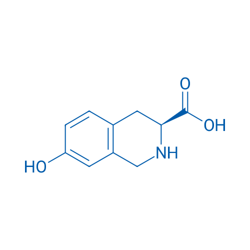 7-羟基-1,2,3,4-四氢异喹啉-3-羧酸 结构式