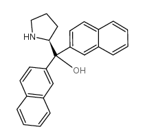 (S)-(-)-α,α-二(2-萘基)-2-吡咯烷甲醇 结构式