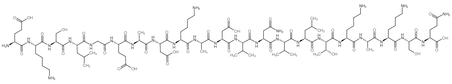 人甲状旁腺激素(64-84) 结构式