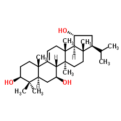 茜草乔木醇 B 结构式