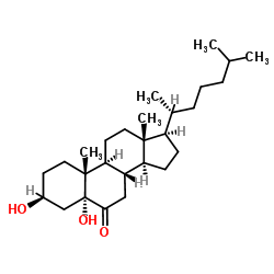 5α-羟基-6-酮胆固醇 结构式