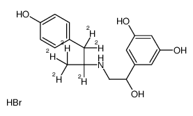 氢溴酸非诺特罗-D6 结构式