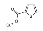 噻吩-2-甲酸铜(I) 结构式