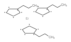 三(异丙基环戊二烯)化铒 结构式