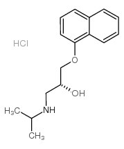 (R)-Propranolol Hydrochloride 结构式