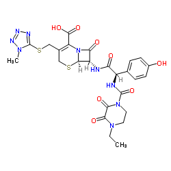 头孢哌酮杂质F 结构式