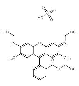 若丹明6G高氯酸盐 结构式