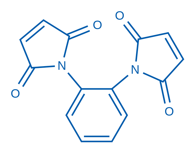 1,1'-(1,2-亚苯基)双(1H-吡咯-2,5-二酮) 结构式