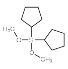 二环戊基二甲氧基硅烷 结构式