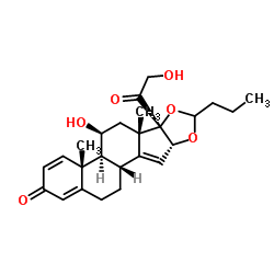 14,15-Dehydro Budesonide 结构式