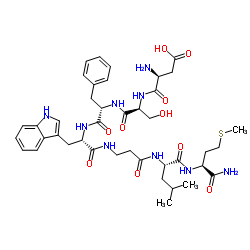 (色氨酸7,β-丙氨酸8)-神经激肽A (4-10) 结构式