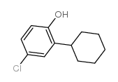4-氯-2-环己基酚 结构式