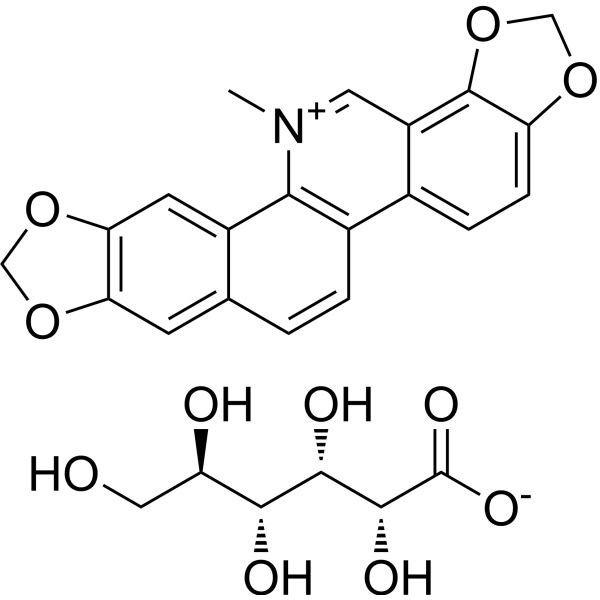 枸橼酸血根碱 结构式
