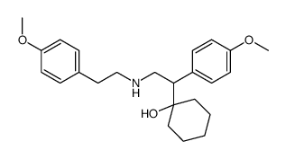 D,L-N,N-二去甲基-N-(4-甲氧基苯乙基)文拉法辛 结构式