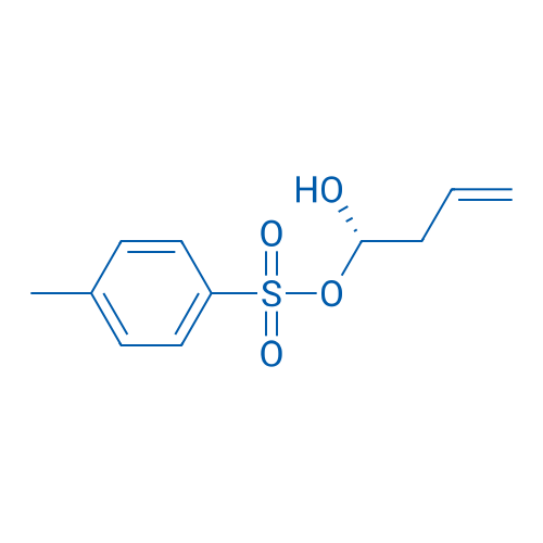 (S)-2-羟基-3-丁烯-1-对甲苯磺酸酯 结构式