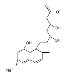 洛伐他汀酸三醇钠盐 结构式