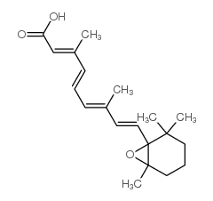 全反式5,6-环氧视黄酸 结构式
