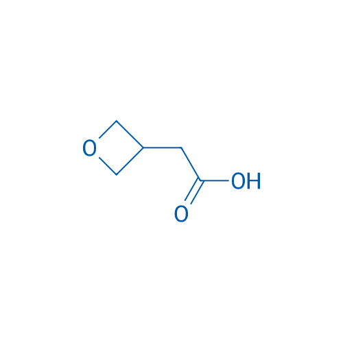 2-(氧杂环丁烷-3-基)乙酸 结构式