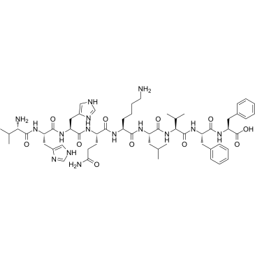 β-淀粉样蛋白(12-20) 结构式