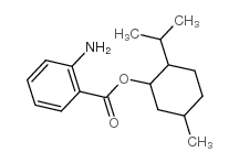 薄荷醇邻氨基苯甲酸酯 结构式