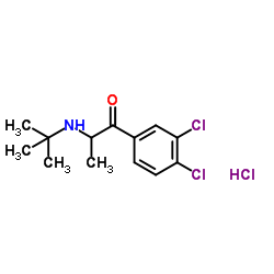 3,4-二氯安非他酮盐酸盐 结构式